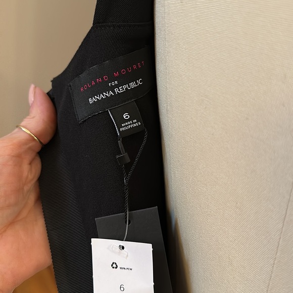 Roland Mouret for Banana Republic on shoulder fitted pencil dress. Size 6 NWT - Picture 3 of 6
